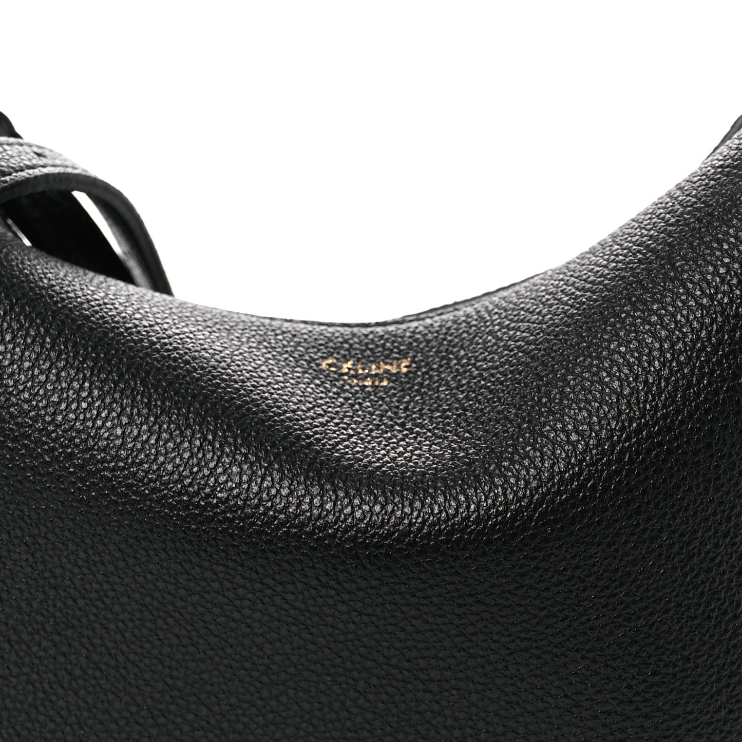 Supple Grained Calfskin Teen Lulu Shoulder Bag Black