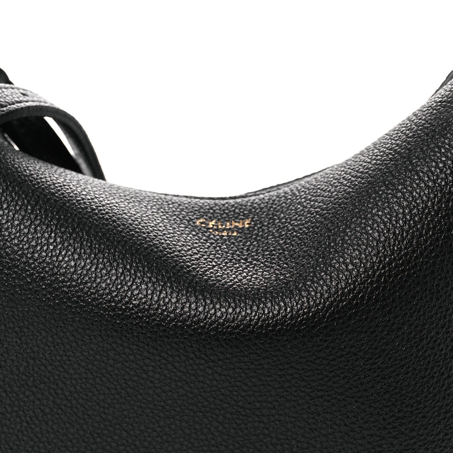Celine Supple Grained Calfskin Teen Lulu Shoulder Bag Black 9 of 11