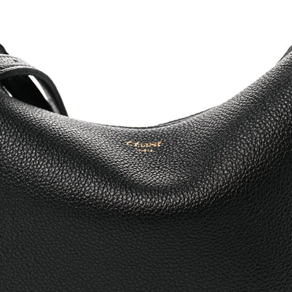 Celine Supple Grained Calfskin Teen Lulu Shoulder Bag Black 9 of 11