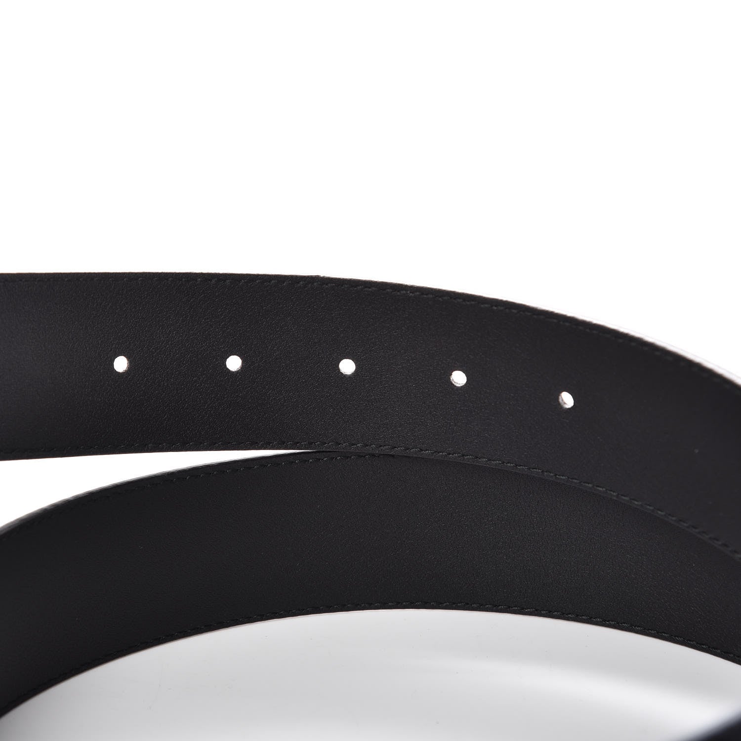 Gucci Textured Calfskin Double G 40mm Belt 105 42 Black 4 of 6