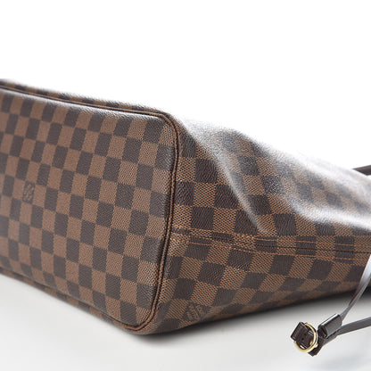 Louis Vuitton Damier Ebene Neo Neverfull MM Rose Ballerine 5 of 14