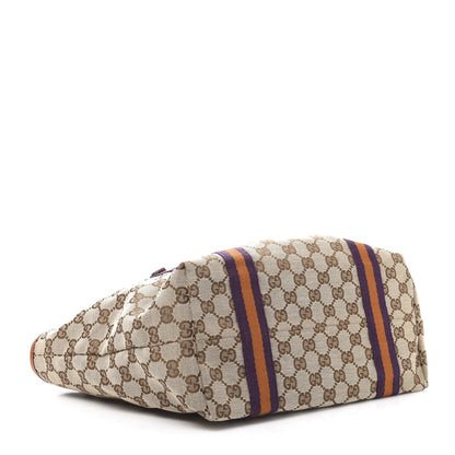 Gucci Monogram Medium Jolicoeur Tote Tan 4 of 12