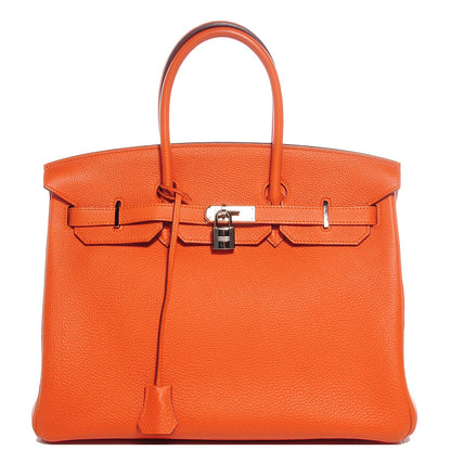 Hermes Togo Birkin 35 Orange 1 of 21