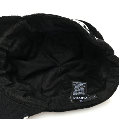 Chanel Velvet CC Cap Hat S Black 7 of 8