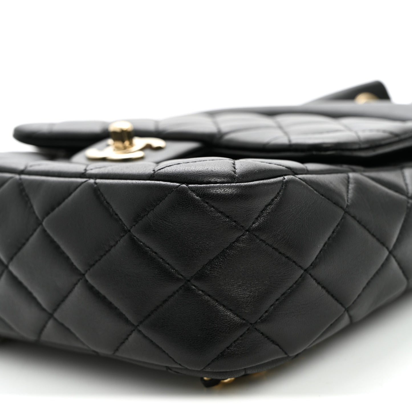 Lambskin Quilted Small In Seoul Backpack Black
