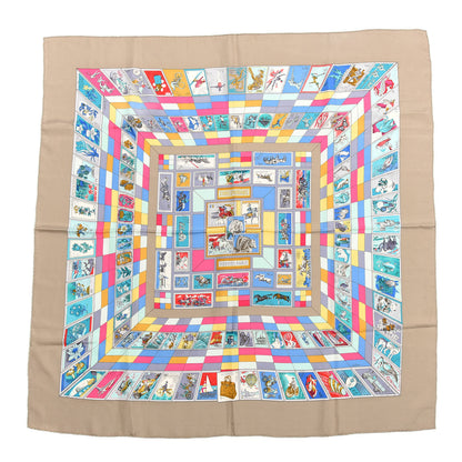 Hermes Silk Correspondance Scarf 90 1 of 4