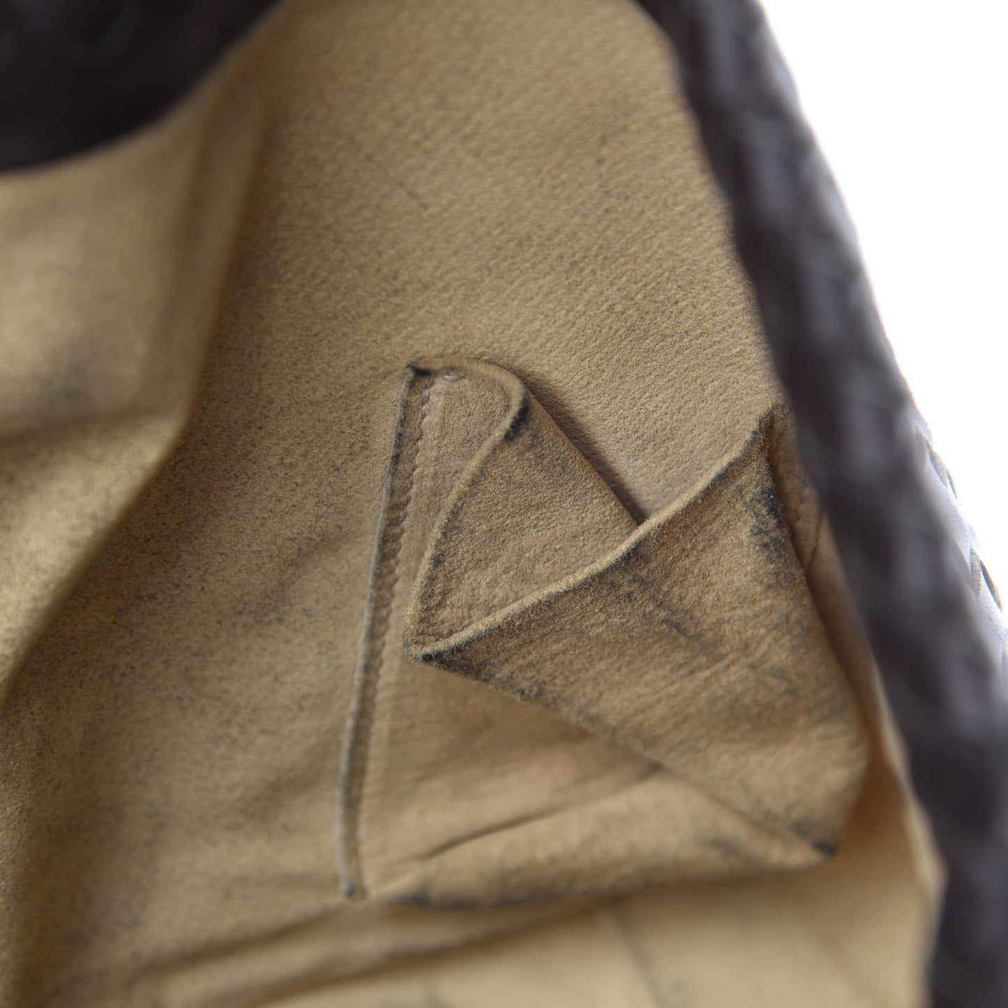 Nappa Intrecciato Large Capri Tote Ebano