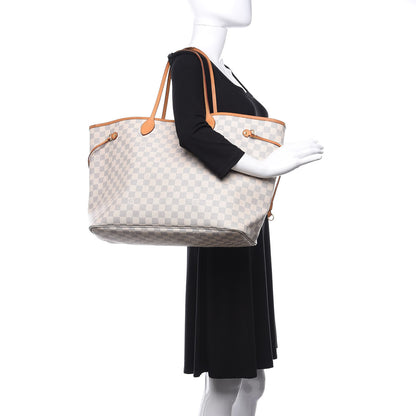 Louis Vuitton Damier Azur Neo Neverfull GM Rose Ballerine 2 of 19