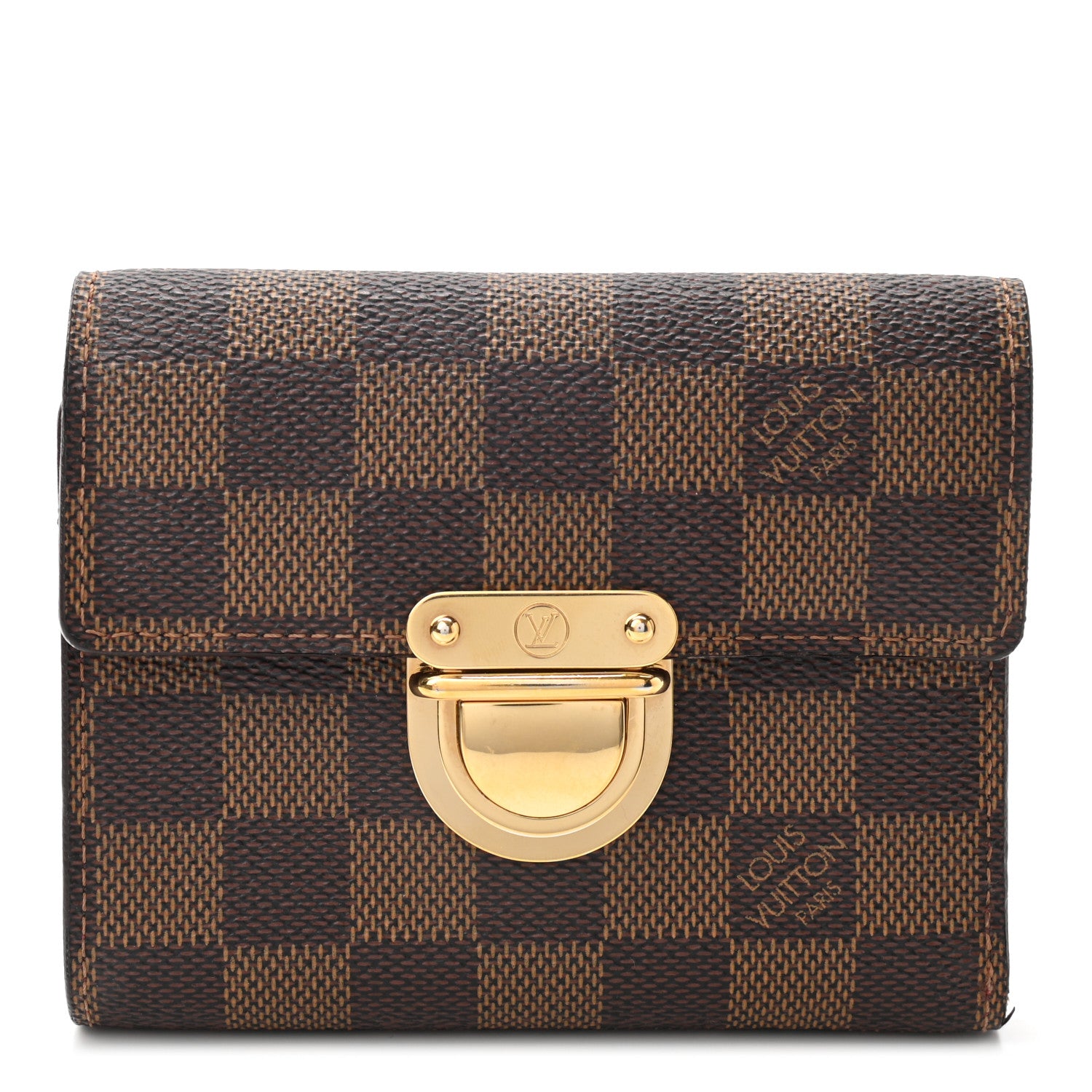Louis Vuitton Damier Ebene Koala Compact Wallet 1 of 9