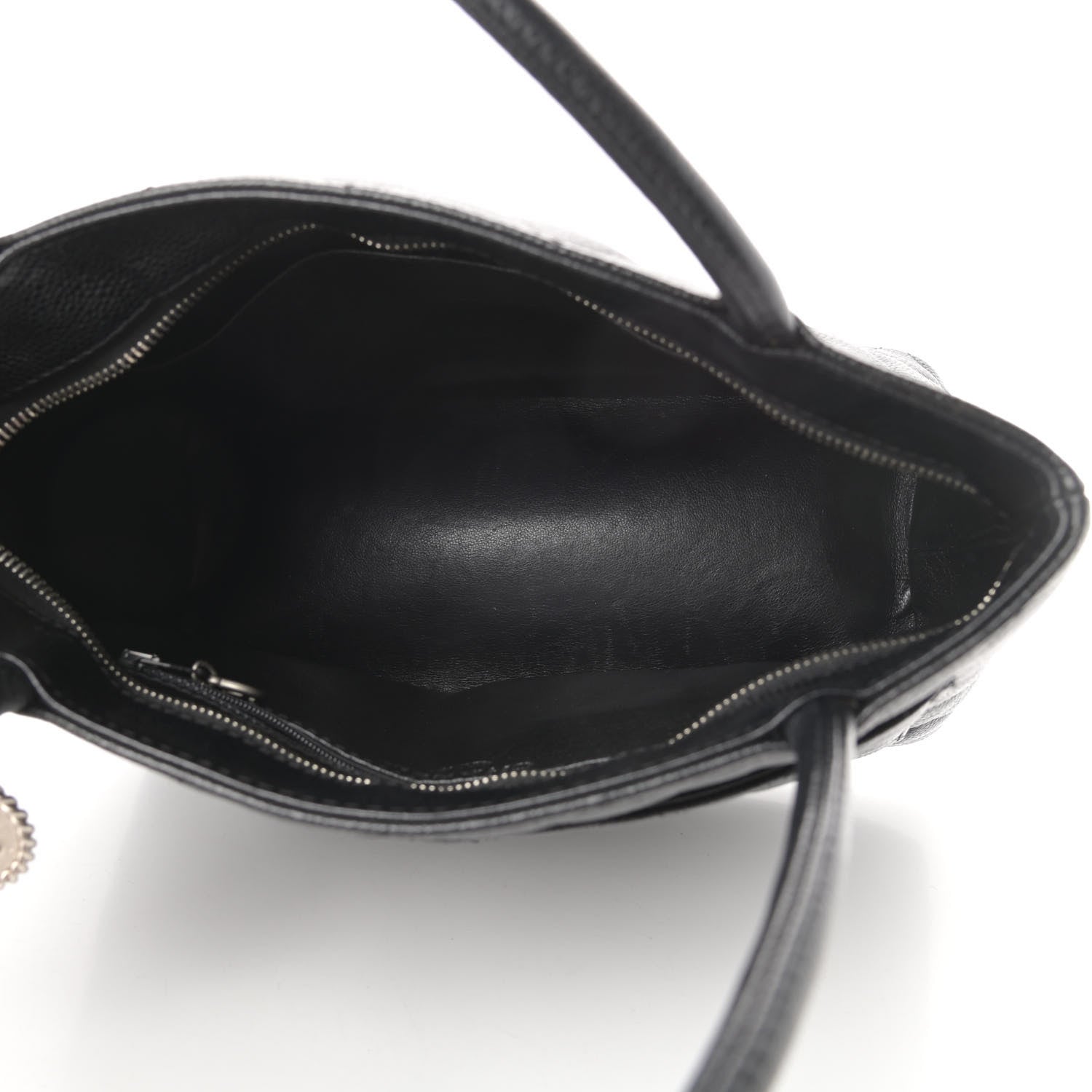 Chanel Caviar Quilted Medallion Tote Black 5 of 10