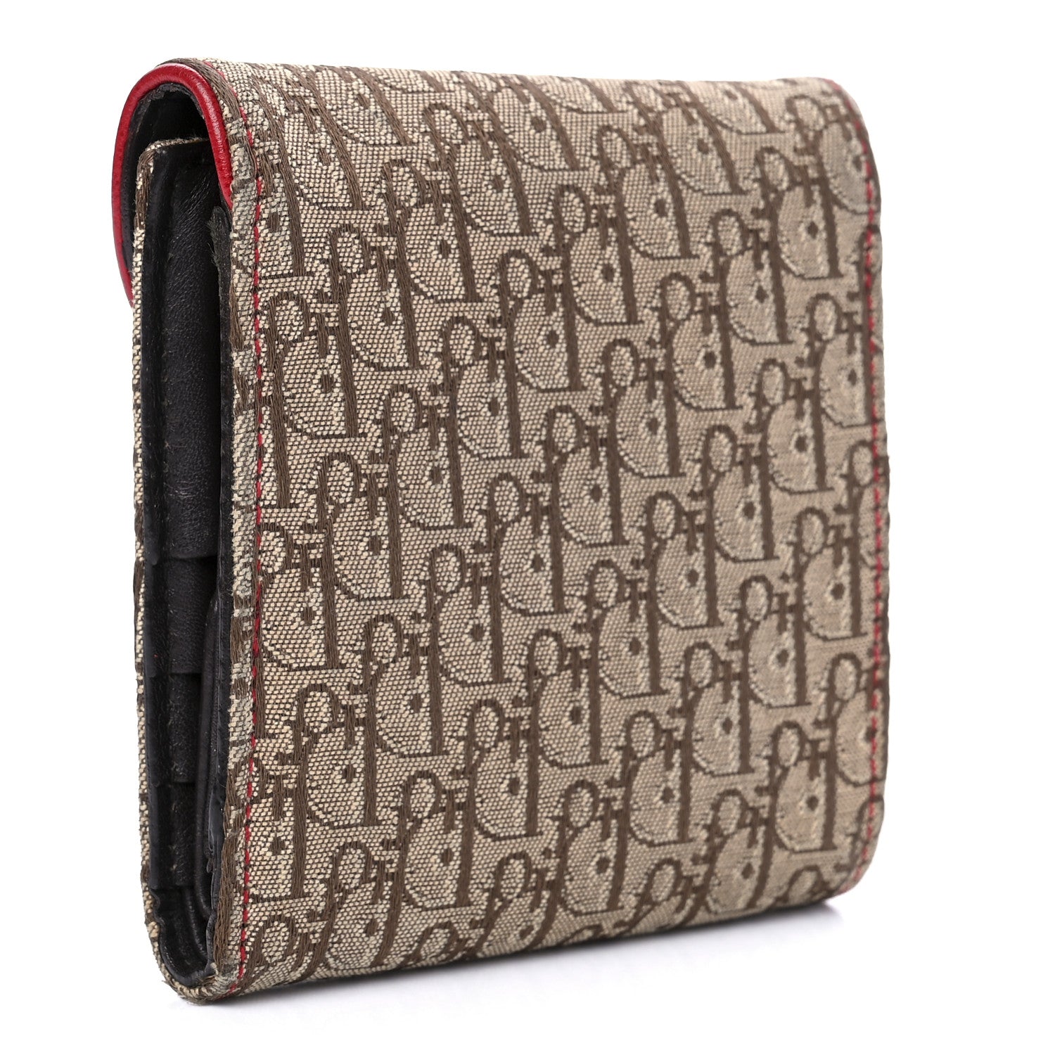 Christian Dior Monogram Rasta Saddle Wallet Beige 2 of 9