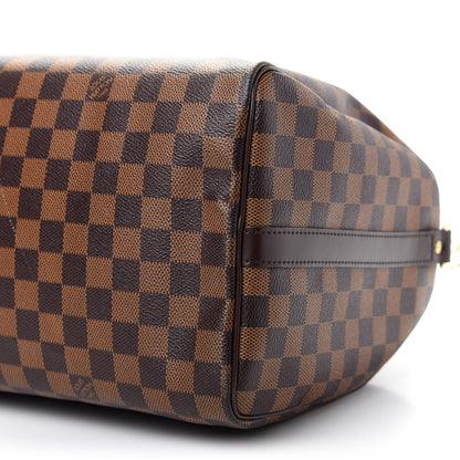Louis Vuitton Damier Ebene Speedy Bandouliere 35 7 of 9