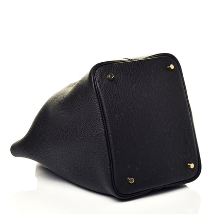 Hermes Taurillon Clemence Picotin Lock 22 MM Black 4 of 9