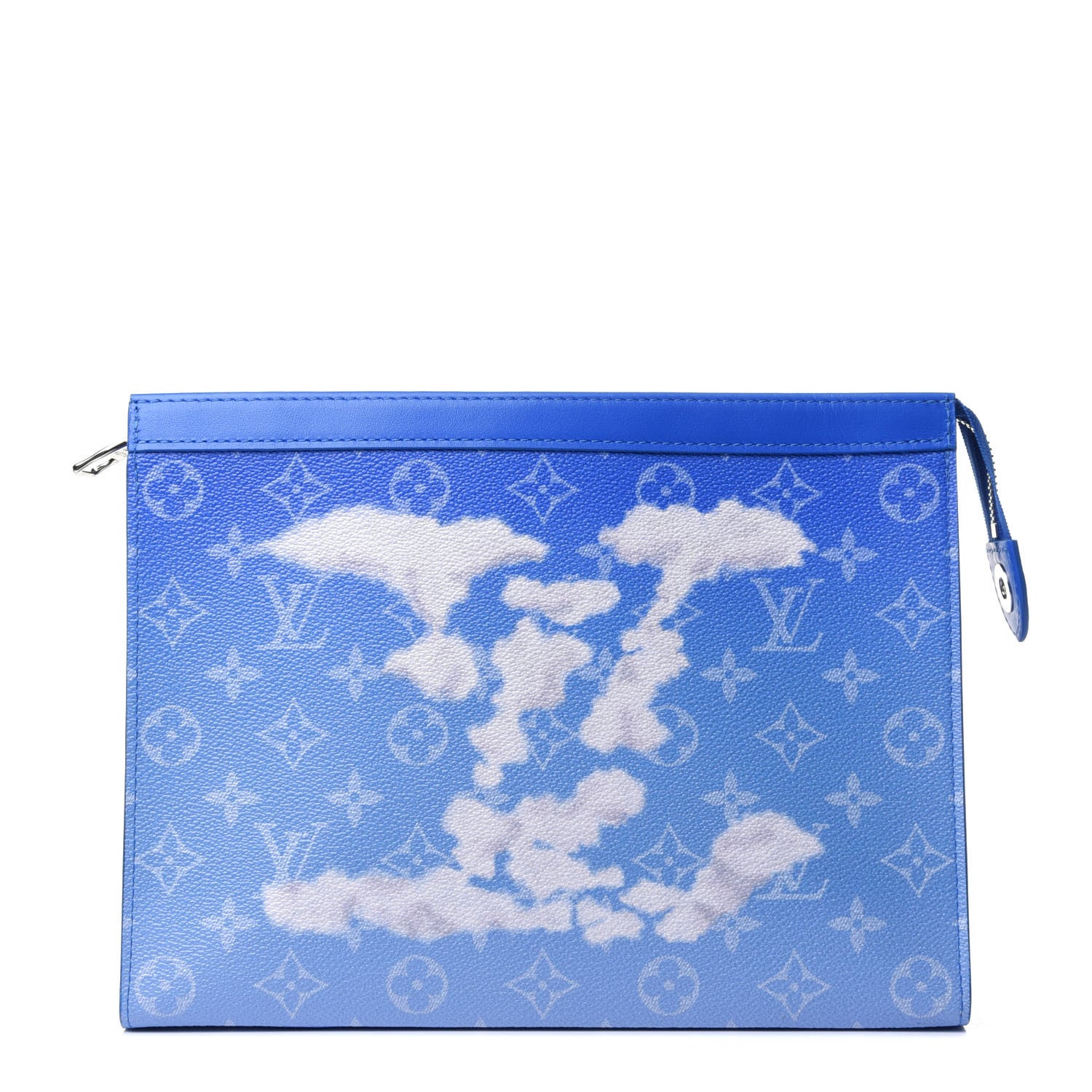 Louis Vuitton Monogram Clouds Pochette Voyage MM A4 Blue 1 of 10