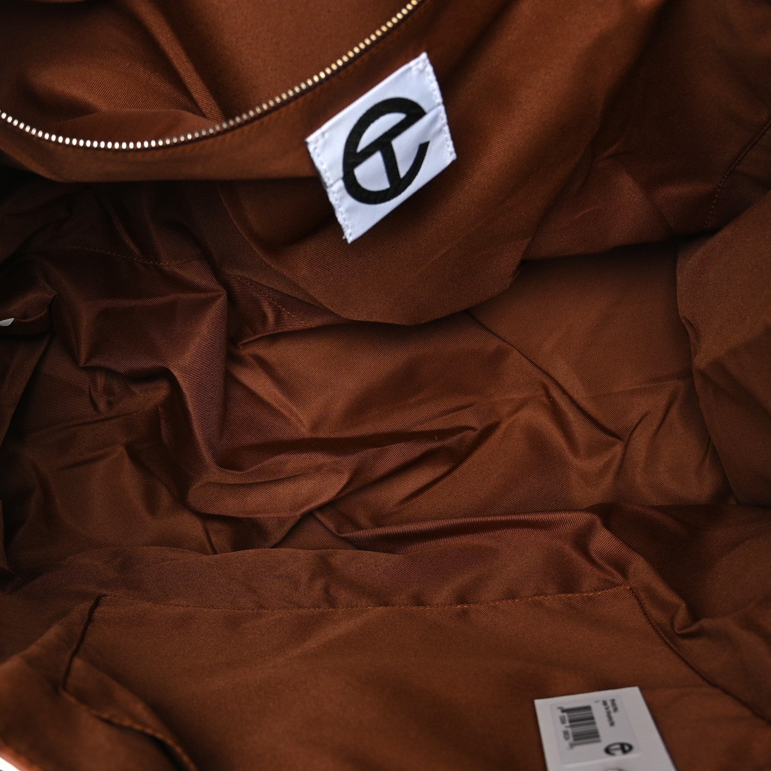Telfar Vegan Leather Large Shopping Bag Tan 5 of 9