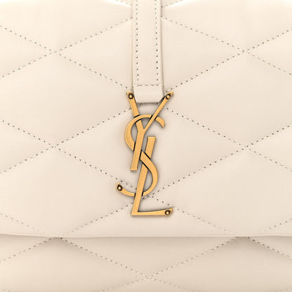Saint Laurent Lambskin Quilted Le 57 Diamond Shoulder Bag Crema Soft 8 of 10