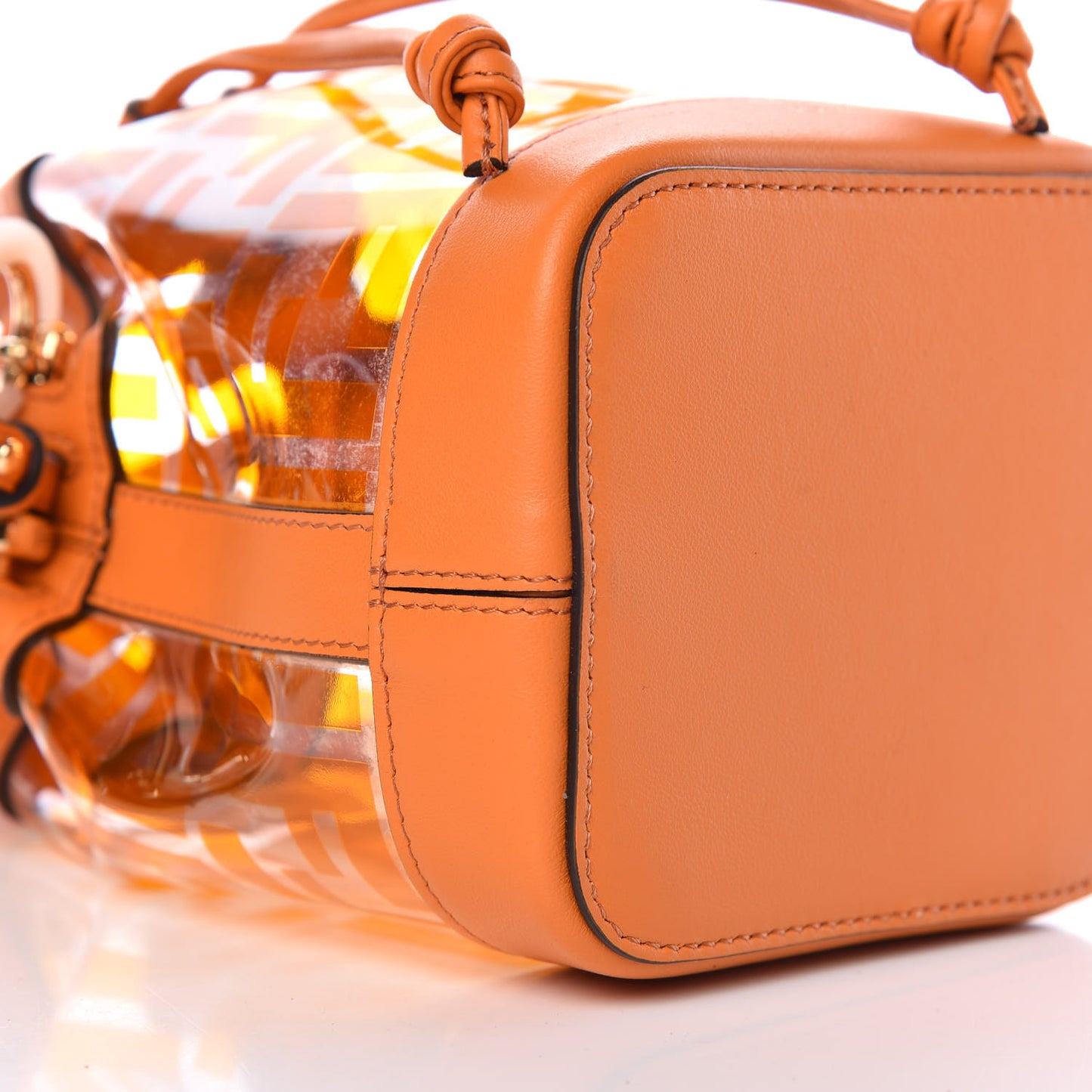 TPU FF Vitello Grace F is Fendi Mini Mon Tresor Bucket Bag Aranciata