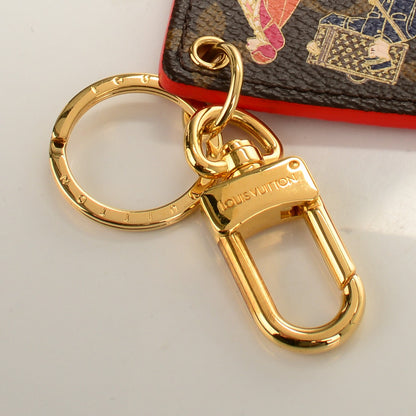 Louis Vuitton Monogram Illustre Groom Bag Charm Key Ring 3 of 6
