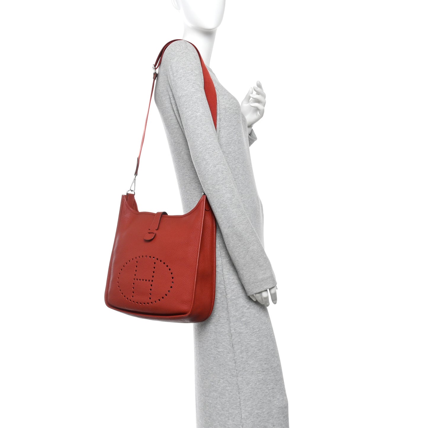 Taurillon Clemence EVELYNE III GM Rouge Venetian