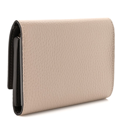 Louis Vuitton Taurillon Capucines Compact Wallet Galet 3 of 7