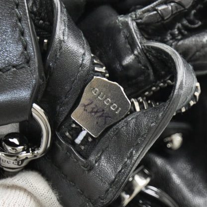 Gucci Leather Medium Galaxy Satchel Black 9 of 9