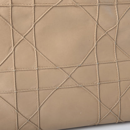 Christian Dior Lambskin Cannage Medium Granville Tote Beige 10 of 20
