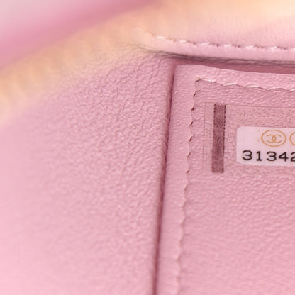 Chanel Caviar Quilted Small Top Handle Vanity Case With Chain Light Pink 9 of 11