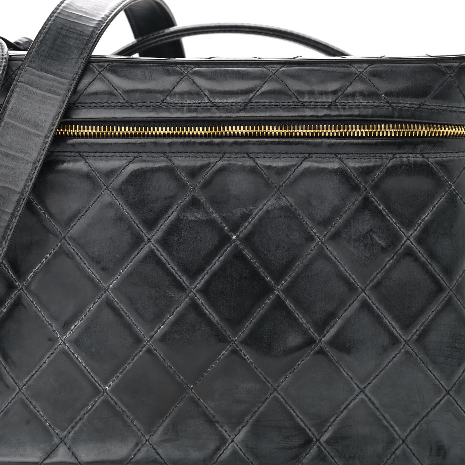 Chanel Lambskin Quilted Vanity Black 15 of 16