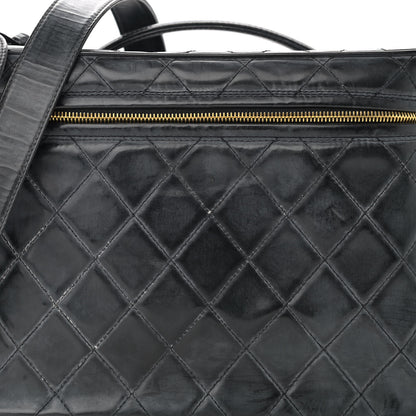 Chanel Lambskin Quilted Vanity Black 15 of 16