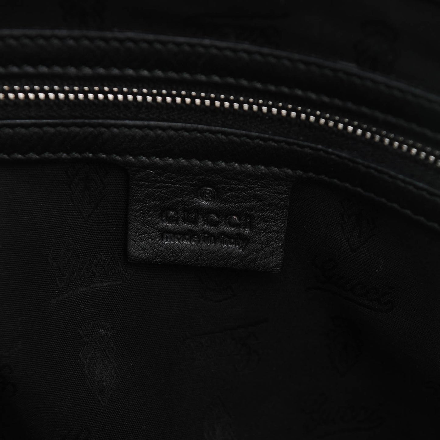 Guccissima Medium Icon Bit Tote Black