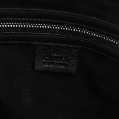 Gucci Guccissima Medium Icon Bit Tote Black 6 of 7