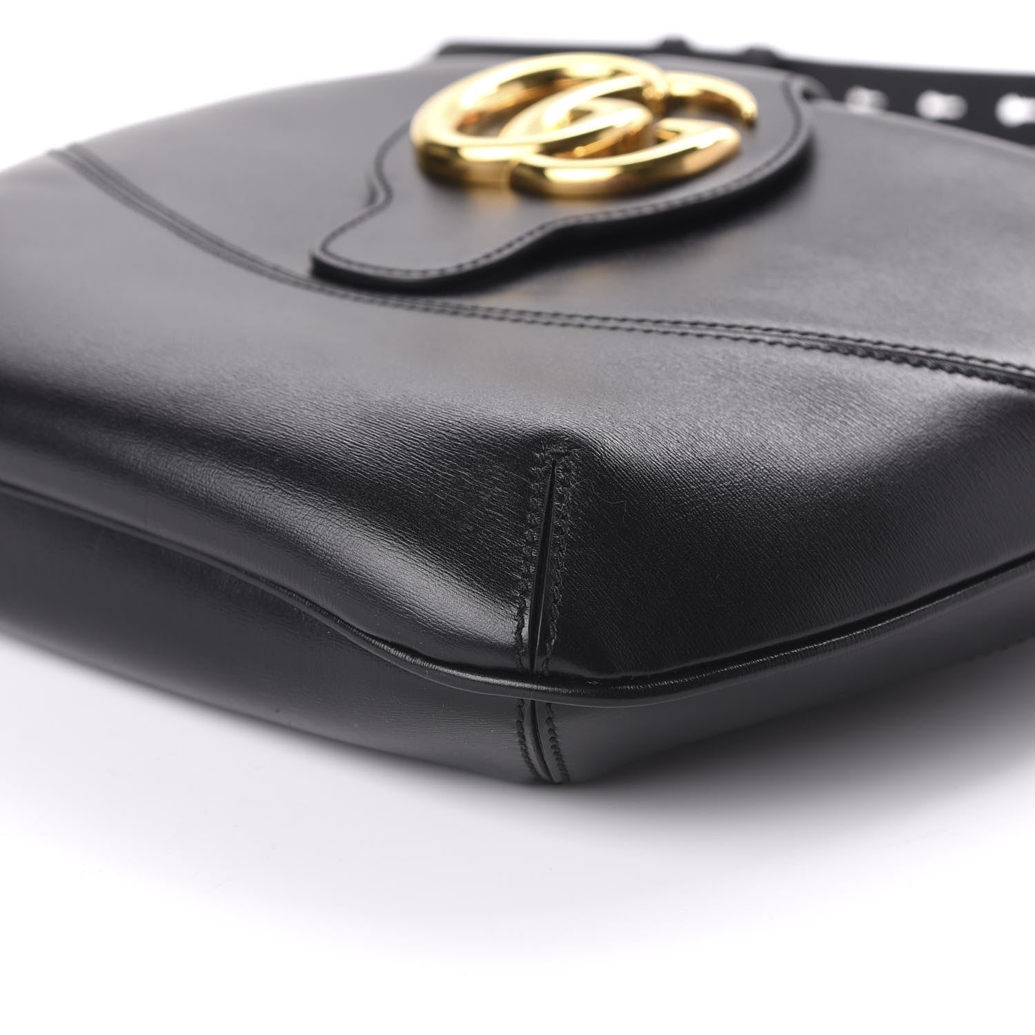 Gucci Calfskin Medium Arli Shoulder Bag Black 7 of 10