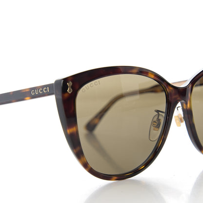 Gucci Acetate Cat Eye Sunglasses GG0193SK Tortoise 7 of 9