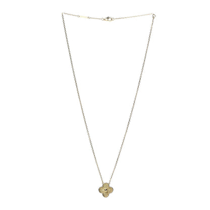 Van Cleef & Arpels 18K Yellow Gold Vintage Alhambra Pendant Necklace 3 of 5