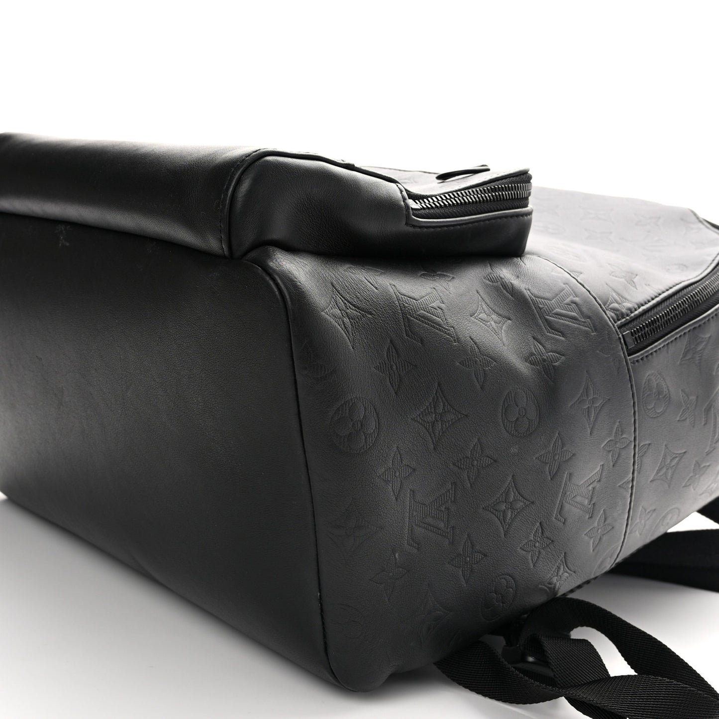 Calfskin Monogram Racer Backpack Black