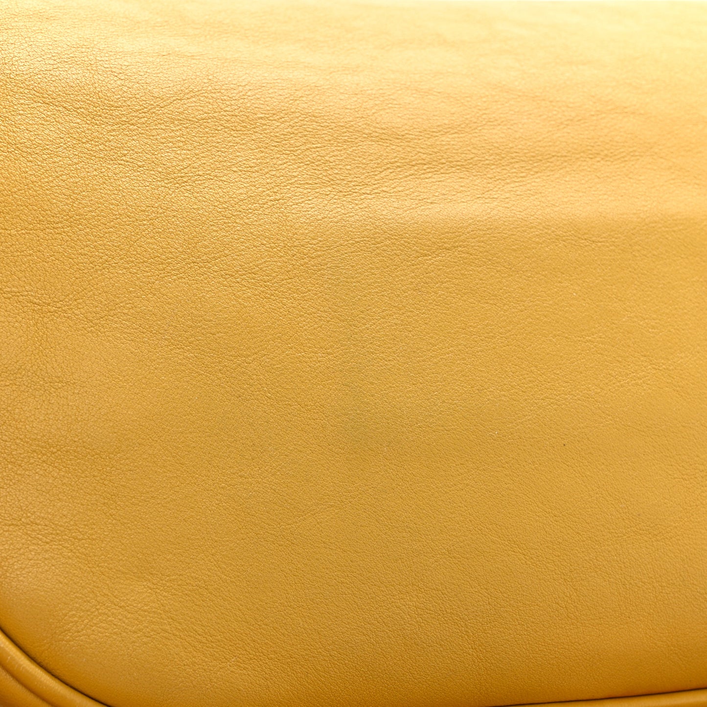 Calfskin Whip Bum Bag Yellow Curry