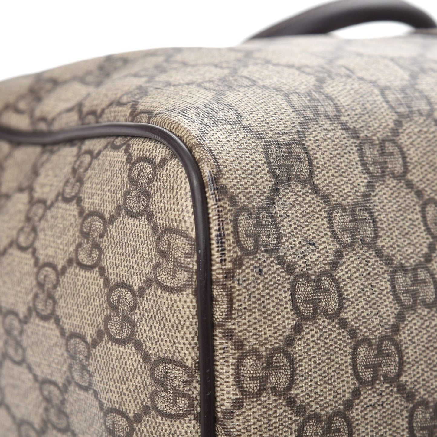 GG Plus Monogram Web Medium Joy Boston Dark Brown