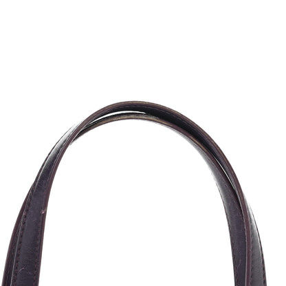 Christian Dior Coated Canvas Cannage Medium Panarea Tote Purple 14 of 20