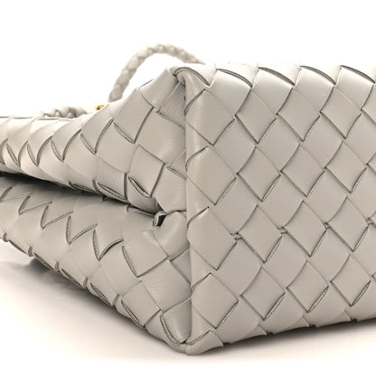 Bottega Veneta Nappa Intrecciato Small Andiamo Shoulder Bag Sterling 8 of 9