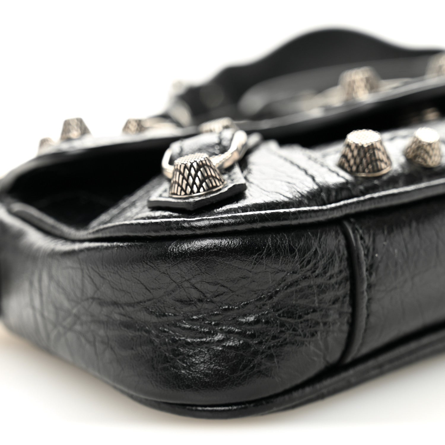 Balenciaga Agneau Arena Le Cagole Sling Bag XS Black 9 of 10