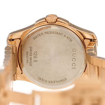 Gucci Stainless Steel 27mm G-Timeless Diamante Quartz Watch Rose 4 of 5