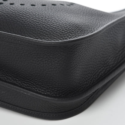 Hermes Taurillon Clemence Evelyne III PM Black 9 of 10
