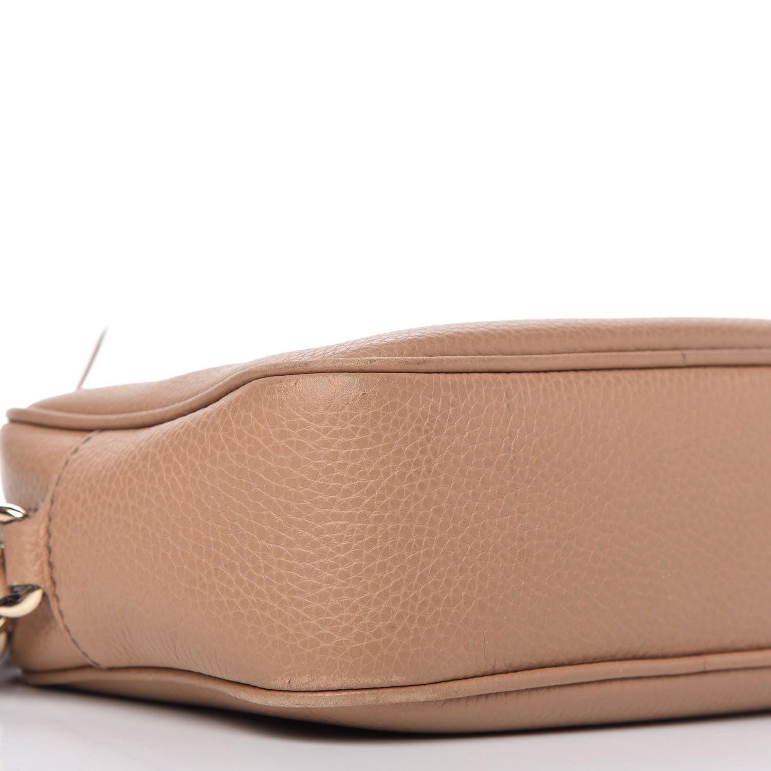 Gucci Pebbled Calfskin Small Soho Disco Bag Camelia 6 of 10