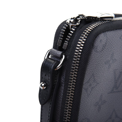 Louis Vuitton Monogram Eclipse Reverse Double Phone Pouch 15 of 18