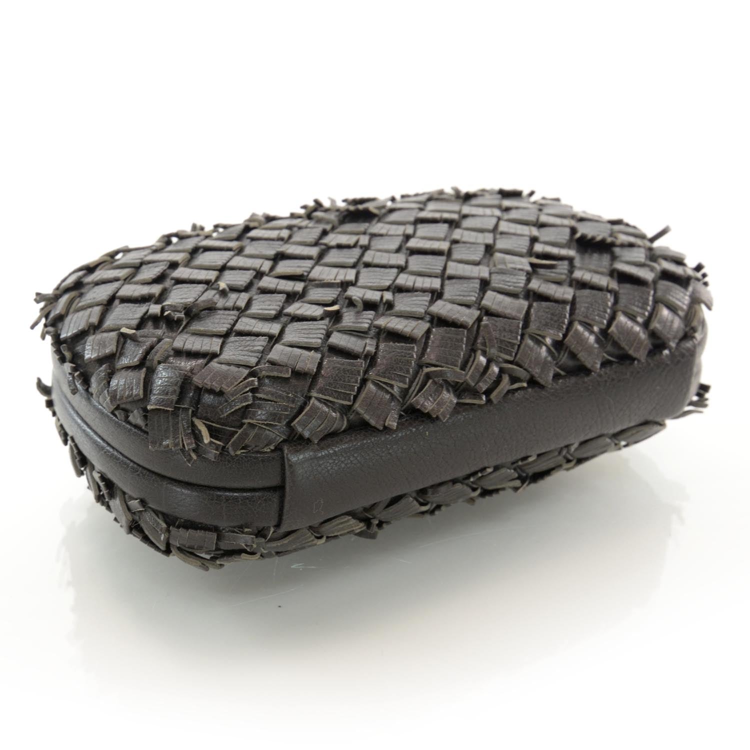 Bottega Veneta Sfrangiato Knot Clutch Nero Black 4 of 6