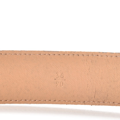 Fendi Calfskin FF Embossed Belt 90 36 Beige 7 of 8
