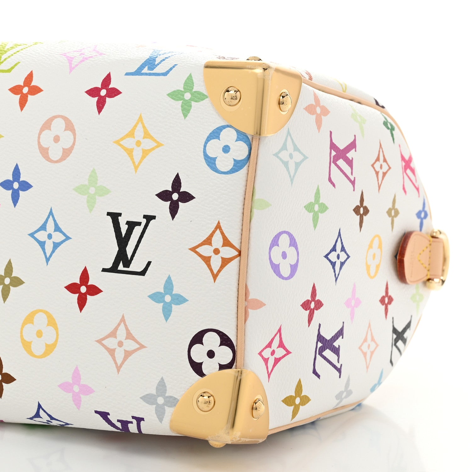 Louis Vuitton LV X TM Monogram Multicolor Speedy Bandouliere 25 White 9 of 10