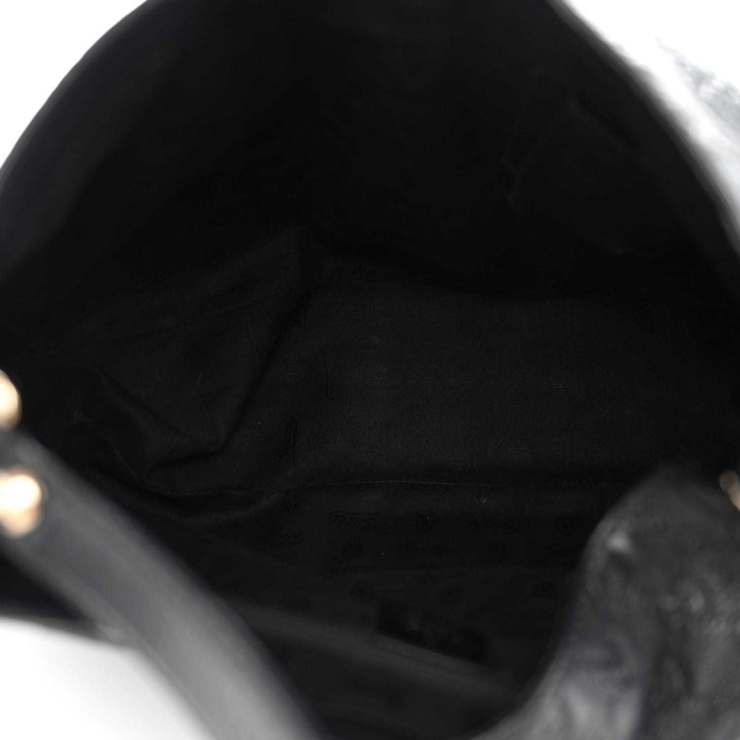 Gucci Guccissima Large New Ladies Web Hobo Black 5 of 11