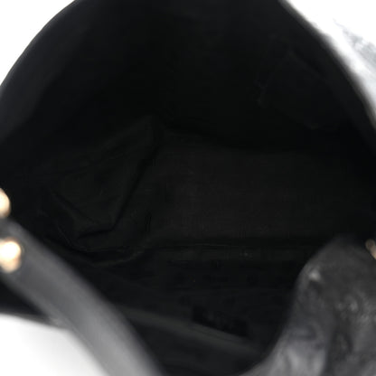 Gucci Guccissima Large New Ladies Web Hobo Black 5 of 11