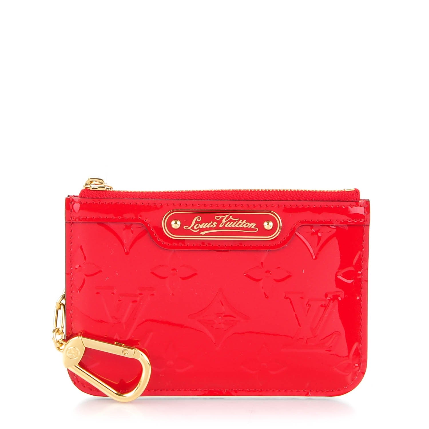 Louis Vuitton Vernis Key Pouch Cherry 1 of 7